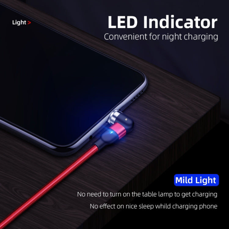 2m 2A Output 3 in 1 USB to 8 Pin + USB-C / Type-C + Micro USB Nylon Braided Rotate Magnetic Charging Cable (Purple) - Charging Cable & Head by PMC Jewellery | Online Shopping South Africa | PMC Jewellery | Buy Now Pay Later Mobicred