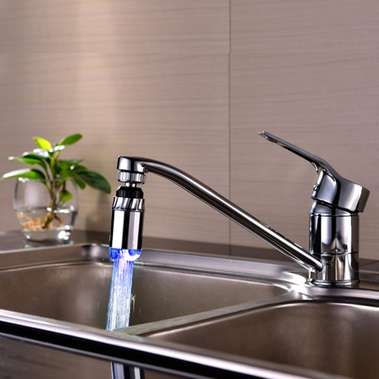 SDF-B2 1 LED ABS Temperature Sensor RGB LED Faucet Light Water Glow Shower, Size: 78 x 28mm, Interface: 22mm (Silver) - free shipping - PMC TechLife - Order now!