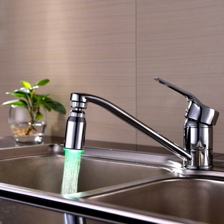 SDF2-B13 1 LED Temperature Sensor RGB LED Faucet Light Water Glow Shower, Size: 78 x 30mm, Interface: 22mm (Silver) - Shower Head by PMC TechLife | Online Shopping South Africa | PMC TechLife | Buy Now Pay Later Mobicred