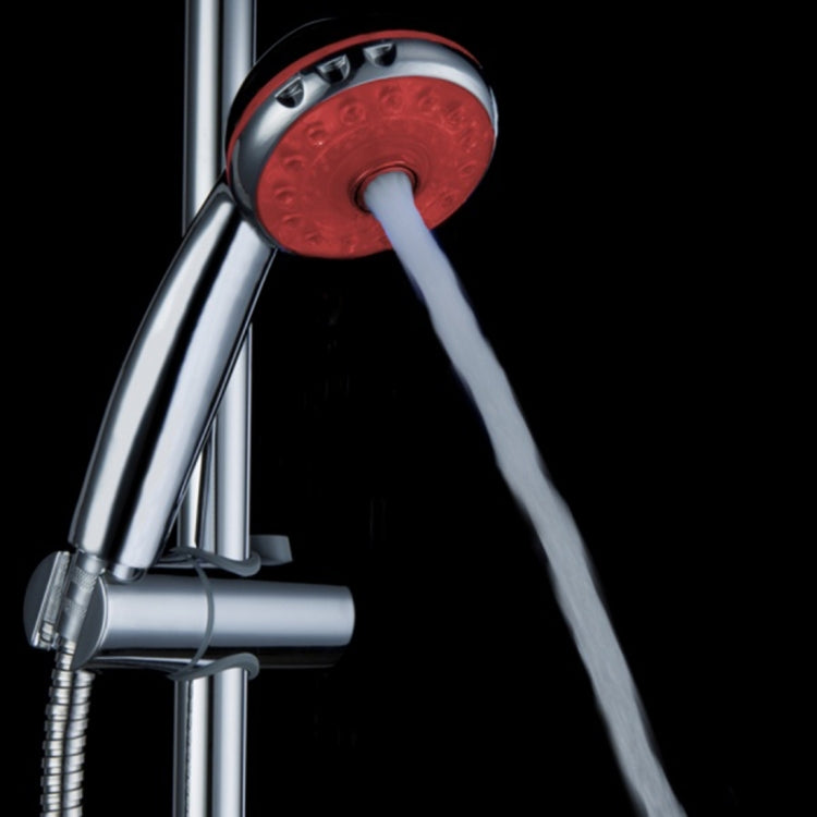 SDS-A21 15 LEDs ABS Temperature Sensor RGB LED Shower Head, Size: 22 x 8 x 4.5cm, Interface:  20mm - Shower Head by PMC TechLife | Online Shopping South Africa | PMC TechLife | Buy Now Pay Later Mobicred