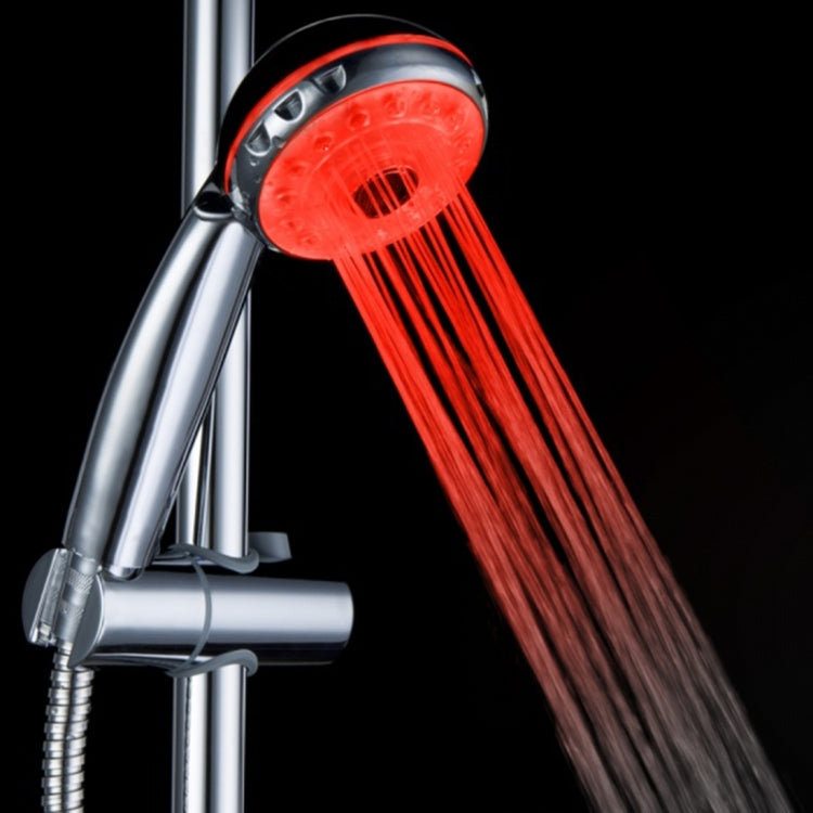 SDS-A21 15 LEDs ABS Temperature Sensor RGB LED Shower Head, Size: 22 x 8 x 4.5cm, Interface:  20mm - Shower Head by PMC TechLife | Online Shopping South Africa | PMC TechLife | Buy Now Pay Later Mobicred