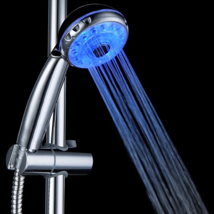 SDS-A21 15 LEDs ABS Temperature Sensor RGB LED Shower Head, Size: 22 x 8 x 4.5cm, Interface:  20mm - Shower Head by PMC TechLife | Online Shopping South Africa | PMC TechLife | Buy Now Pay Later Mobicred
