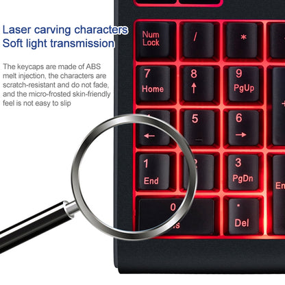 MC Saite 529 19 Keys Wired Three-color Backlight Numeric Keyboard - Wired Keyboard by MC Saite | Online Shopping South Africa | PMC Jewellery | Buy Now Pay Later Mobicred