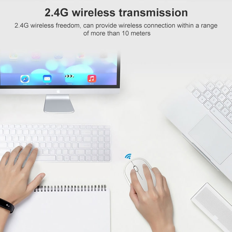ZGB 360 2.4G Computer Laptop Wireless Chargeable Mini Mouse 1000dpi(Pink) - free shipping - PMC Jewellery - Order now!