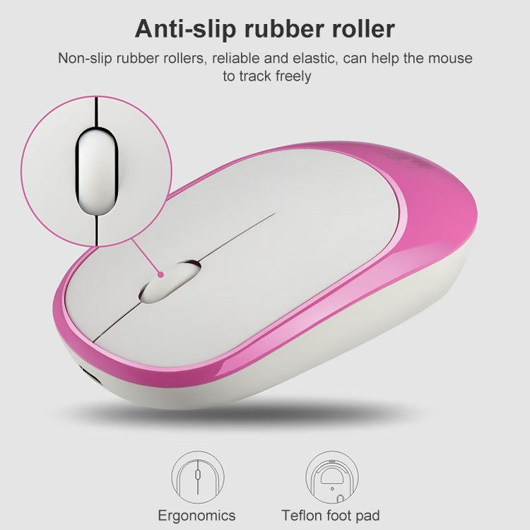 ZGB 360 2.4G Computer Laptop Wireless Chargeable Mini Mouse 1000dpi(Blue) - free shipping - PMC Jewellery - Order now!