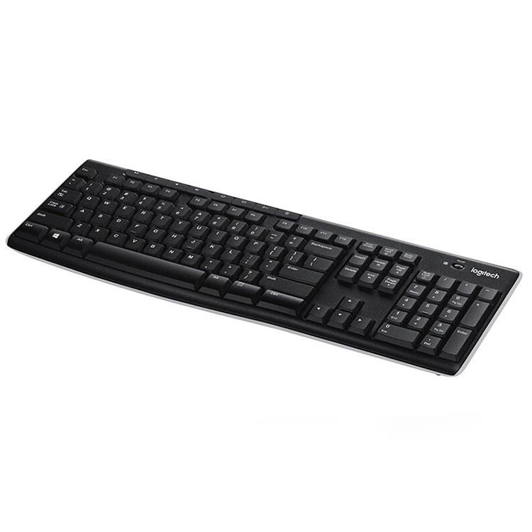 Logitech K270 Single Wireless Ultra-thin Silent Keyboard (Black) - free shipping - PMC Jewellery - Order now!