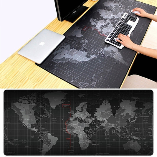 Extended Large Anti-Slip World Map Pattern Soft Rubber Smooth Cloth Surface Game Mouse Pad Keyboard Mat, Size: 100 x 50cm - Mouse Pads by PMC Jewellery | Online Shopping South Africa | PMC Jewellery