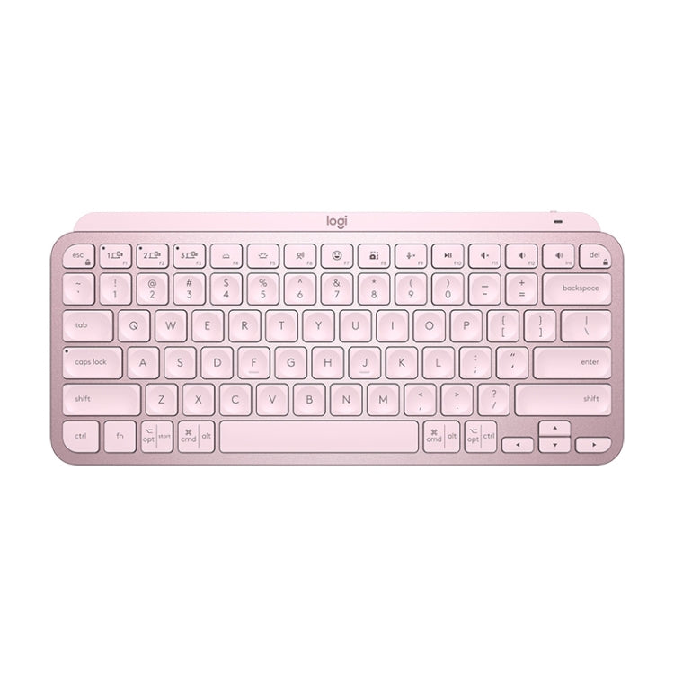 Logitech MX Keys Mini Wireless Bluetooth Ultra-thin Smart Backlit Keyboard (Pink) - free shipping - PMC Jewellery - Order now!