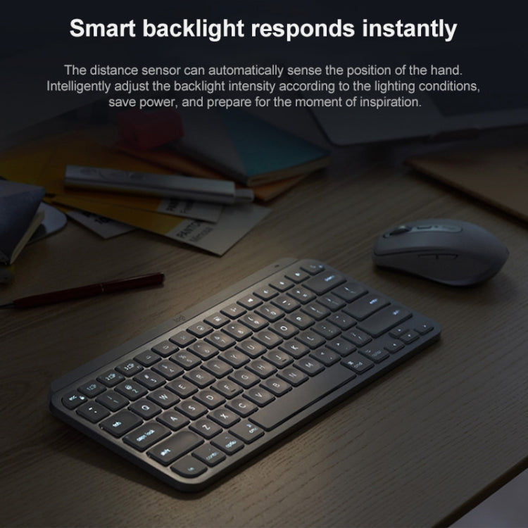 Logitech MX Keys Mini Wireless Bluetooth Ultra-thin Smart Backlit Keyboard (Pink) - free shipping - PMC Jewellery - Order now!