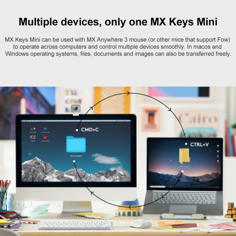 Logitech MX Keys Mini Wireless Bluetooth Ultra-thin Smart Backlit Keyboard (Pink) - free shipping - PMC Jewellery - Order now!