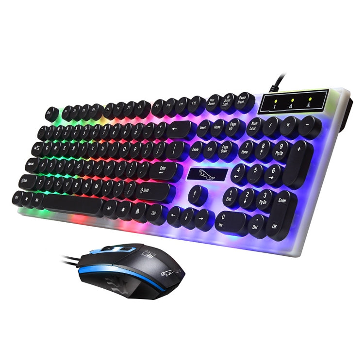 ZGB G21 Luminous Wired Keyboard + Mouse Set (Black) - Wired Keyboard by Chasing Leopard | Online Shopping South Africa | PMC TechLife | Buy Now Pay Later Mobicred