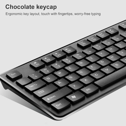 ZGB 8810 Mute Wireless Keyboard + Mouse Set (White) - Wireless Keyboard by Chasing Leopard | Online Shopping South Africa | PMC Jewellery | Buy Now Pay Later Mobicred