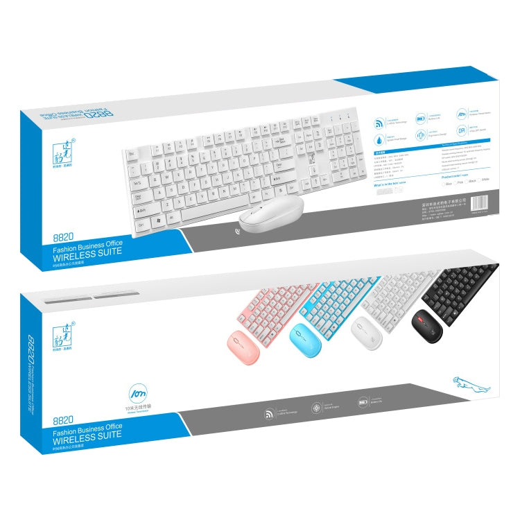 ZGB 8820 Candy Color Wireless Keyboard + Mouse Set (Blue) - Wireless Keyboard by Chasing Leopard | Online Shopping South Africa | PMC Jewellery | Buy Now Pay Later Mobicred