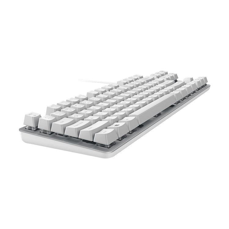 Logitech K835 Mini Mechanical Wired Keyboard, Green Shaft (White) - free shipping - PMC Jewellery - Order now!