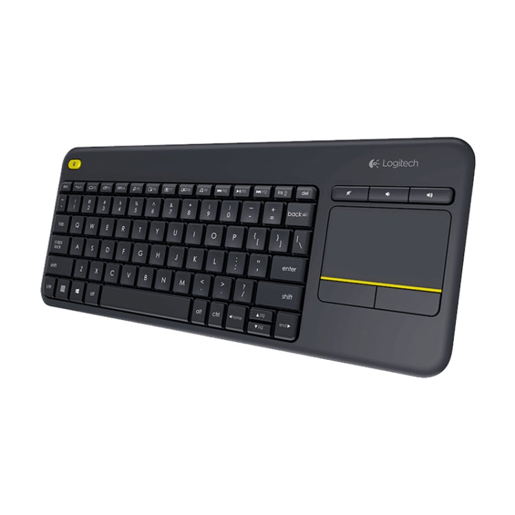 Logitech K400 Plus 2.4GHz Wireless Touch Control Keyboard, Wireless Range: 10m (Black) - free shipping - PMC Jewellery - Order now!