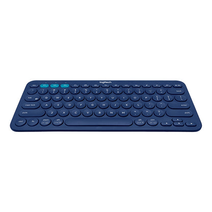 Logitech K380 Portable Multi-Device Wireless Bluetooth Keyboard (Blue) - Wireless Keyboard by Logitech | Online Shopping South Africa | PMC Jewellery | Buy Now Pay Later Mobicred