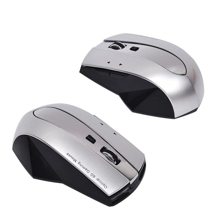 MZ-011 2.4GHz 1600DPI Wireless Rechargeable Optical Mouse with HUB Function(Black Silver) - Wireless Mice by PMC Jewellery | Online Shopping South Africa | PMC Jewellery | Buy Now Pay Later Mobicred