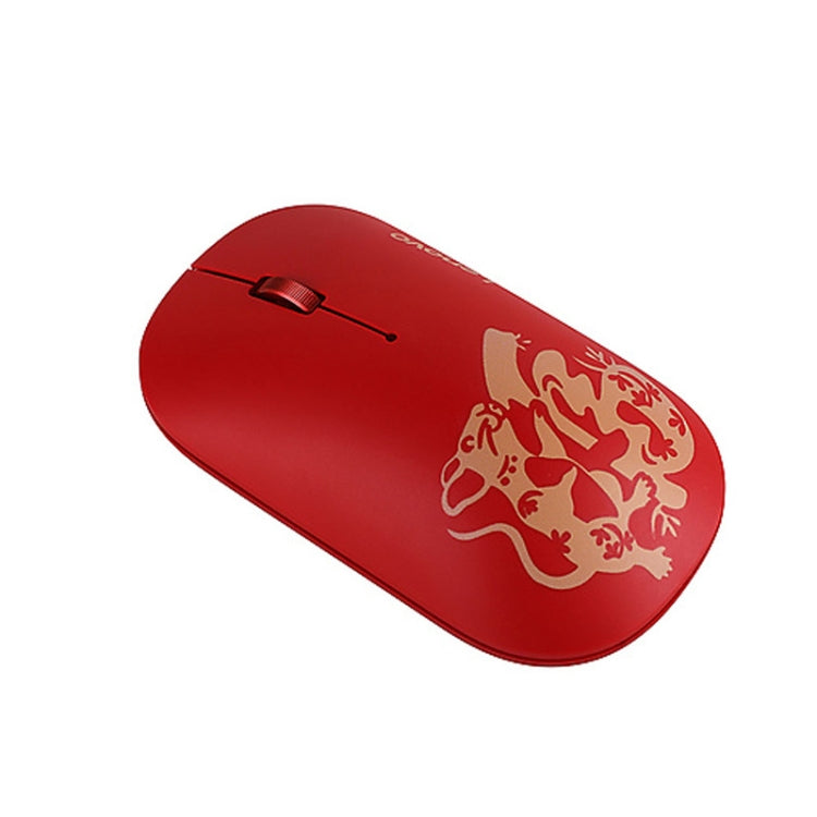 Lenovo Air Handle Lightweight Portable Mute Wireless Mouse, Blessing Mouse Version (Red) - free shipping - PMC Jewellery - Order now!