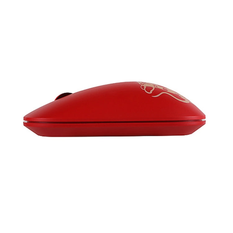 Lenovo Air Handle Lightweight Portable Mute Wireless Mouse, Blessing Mouse Version (Red) - free shipping - PMC Jewellery - Order now!
