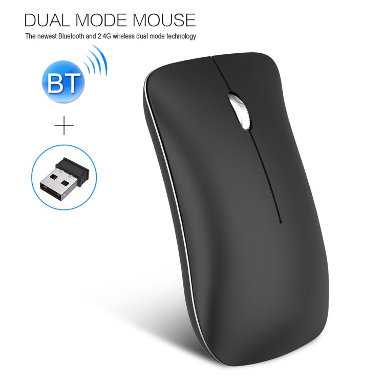 HXSJ T23 Bluetooth + 2.4GHz Wireless Dual Modes 4-Keys 1600 DPI Adjustable Ergonomics Optical Mouse - free shipping - PMC Jewellery - Order now!
