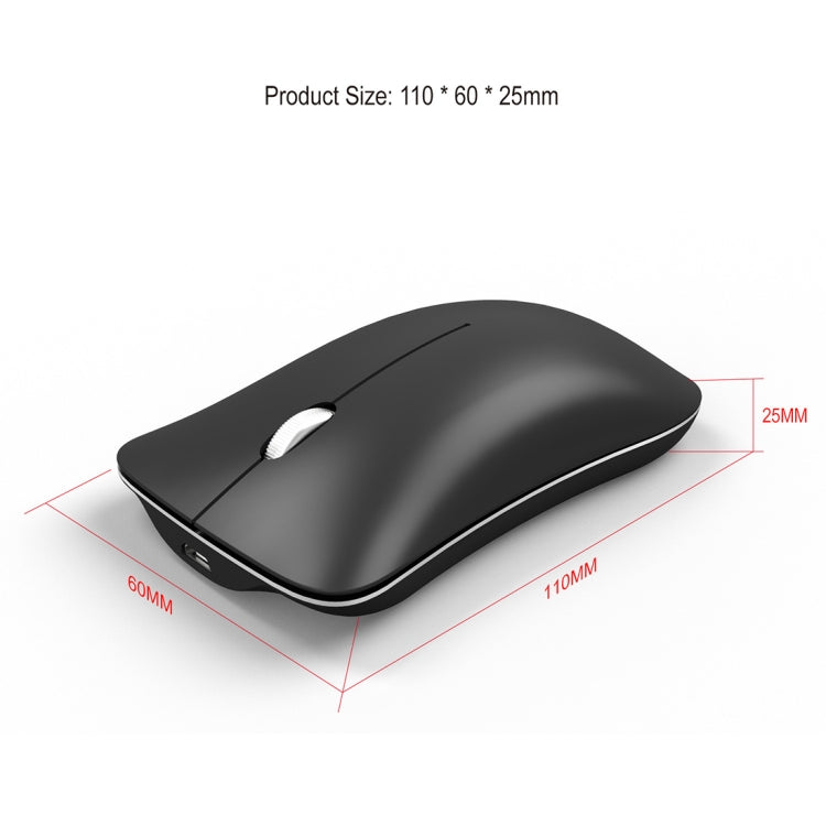 HXSJ T23 Bluetooth + 2.4GHz Wireless Dual Modes 4-Keys 1600 DPI Adjustable Ergonomics Optical Mouse - free shipping - PMC Jewellery - Order now!