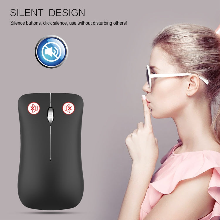 HXSJ T23 Bluetooth + 2.4GHz Wireless Dual Modes 4-Keys 1600 DPI Adjustable Ergonomics Optical Mouse - free shipping - PMC Jewellery - Order now!