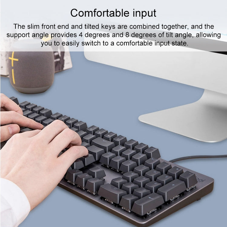 Logitech K845 CHERRY Blue Axis Backlit Mechanical Wired Keyboard, Cable Length: 1.8m - free shipping - PMC Jewellery - Order now!