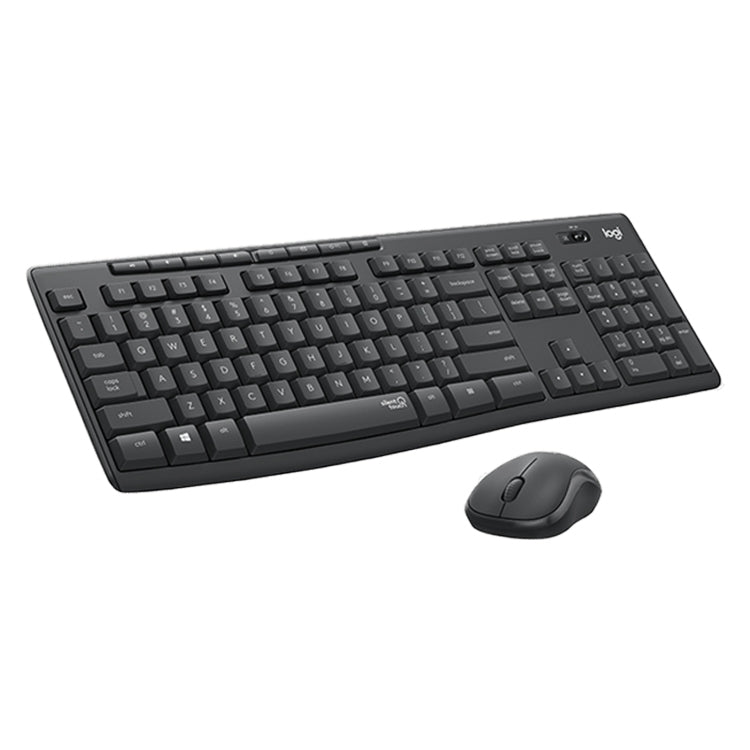 Logitech MK295 USB Wireless Silence Keyboard Mouse Set (Black) - Wireless Keyboard by Logitech | Online Shopping South Africa | PMC Jewellery | Buy Now Pay Later Mobicred