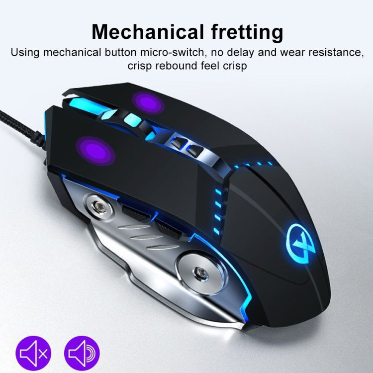 GM20 3200DPI 4-modes Adjustable 7-keys RGB Light Wired Gaming Mouse (White) - Wired Mice by PMC TechLife | Online Shopping South Africa | PMC TechLife | Buy Now Pay Later Mobicred