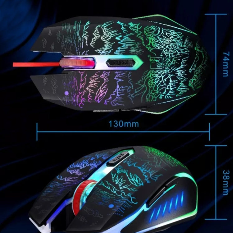 ZGB T9 USB Wired Gaming Backlight Gaming Mouse - Wired Mice by Chasing Leopard | Online Shopping South Africa | PMC TechLife | Buy Now Pay Later Mobicred