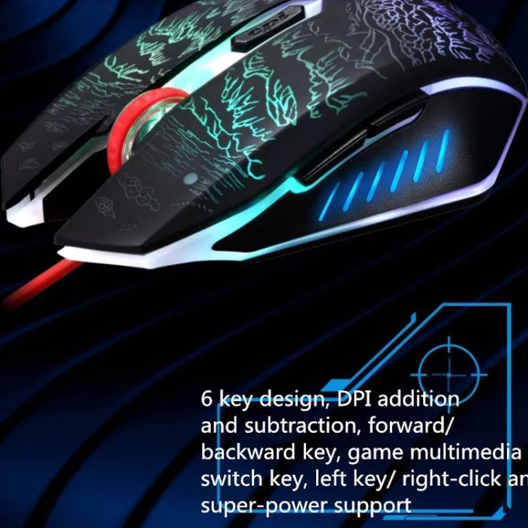 ZGB T9 USB Wired Gaming Backlight Gaming Mouse - Wired Mice by Chasing Leopard | Online Shopping South Africa | PMC TechLife | Buy Now Pay Later Mobicred