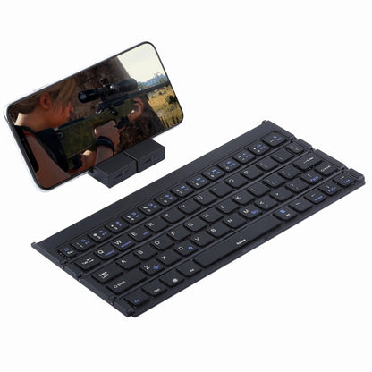 GK808 Ultra-thin Foldable Bluetooth V3.0 Keyboard, Built-in Holder, Support Android / iOS / Windows System(Black) - Wireless Keyboard by PMC Jewellery | Online Shopping South Africa | PMC Jewellery | Buy Now Pay Later Mobicred