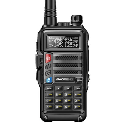 Baofeng BF-UV5R Plus S9 FM Interphone Handheld Walkie Talkie, US Plug (Black) - Handheld Walkie Talkie by BAOFENG | Online Shopping South Africa | PMC Jewellery | Buy Now Pay Later Mobicred