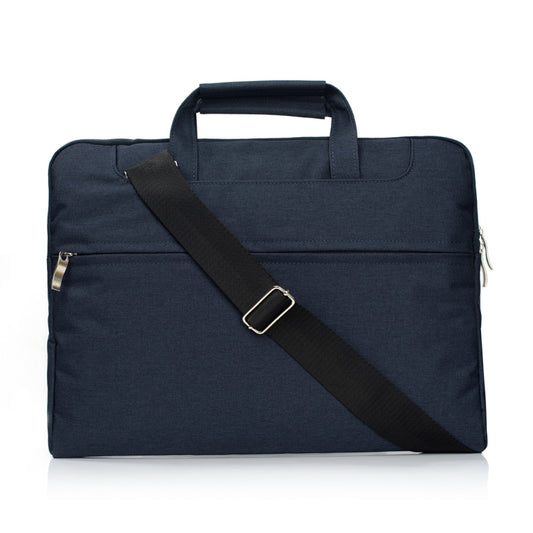 Portable One Shoulder Handheld Zipper Laptop Bag, For 11.6 inch and Below Macbook, Samsung, Lenovo, Sony, DELL Alienware, CHUWI, ASUS, HP (Dark Blue) - 10 - 11 inch by PMC Jewellery | Online Shopping South Africa | PMC Jewellery | Buy Now Pay Later Mobicred