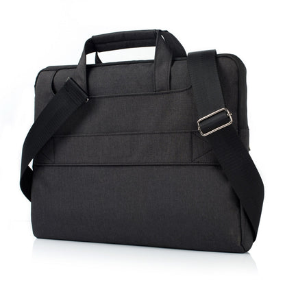 Portable One Shoulder Handheld Zipper Laptop Bag, For 15.4 inch and Below Macbook, Samsung, Lenovo, Sony, DELL Alienware, CHUWI, ASUS, HP (Black) - 15 inch by PMC Jewellery | Online Shopping South Africa | PMC Jewellery | Buy Now Pay Later Mobicred