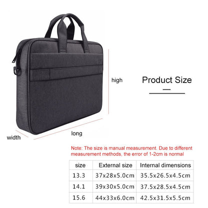 DJ03 Waterproof Anti-scratch Anti-theft One-shoulder Handbag for 15.6 inch Laptops, with Suitcase Belt(Black) - 15.6 - 17 inch by PMC Jewellery | Online Shopping South Africa | PMC Jewellery | Buy Now Pay Later Mobicred