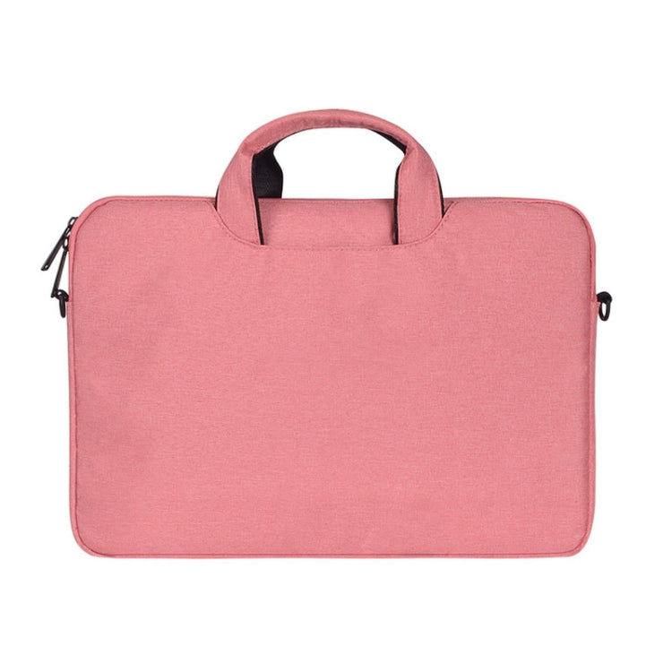 ST01S Waterproof Oxford Cloth Hidden Portable Strap One-shoulder Handbag for 13.3 inch Laptops(Pink) - 13.3 inch by PMC Jewellery | Online Shopping South Africa | PMC Jewellery | Buy Now Pay Later Mobicred