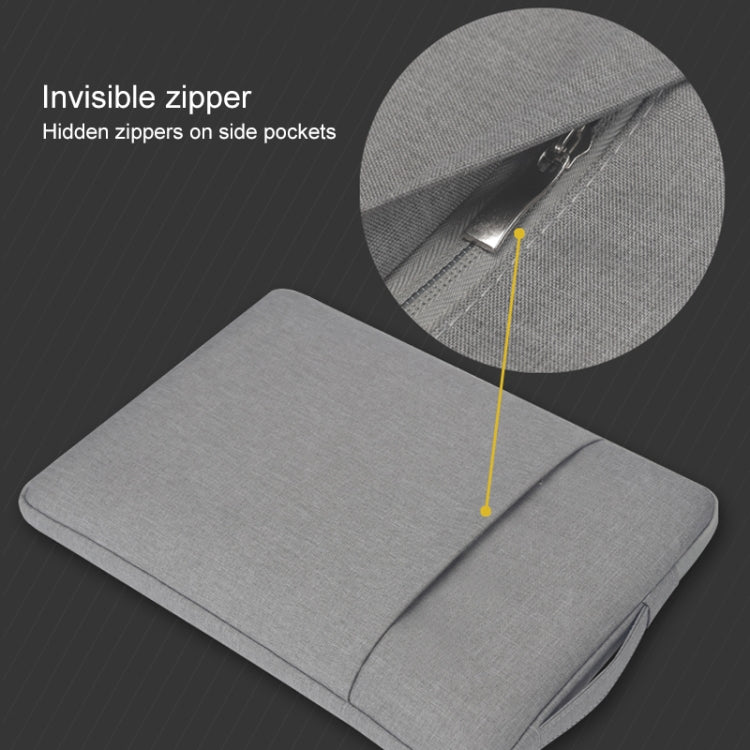 POFOKO C210 14 inch Denim Business Laptop Liner Bag(Grey) - 14.1 inch by POFOKO | Online Shopping South Africa | PMC TechLife | Buy Now Pay Later Mobicred