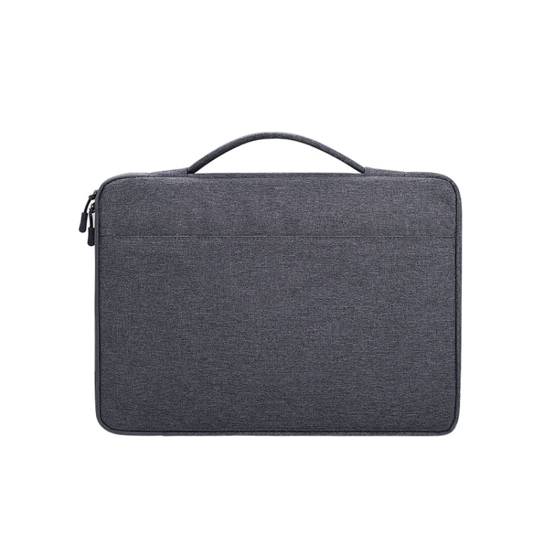 ND04 Oxford Cloth Waterproof Laptop Handbag for 13.3 inch Laptops, with Trunk Trolley Strap(Dark Gray) - 13.3 inch by PMC Jewellery | Online Shopping South Africa | PMC Jewellery | Buy Now Pay Later Mobicred