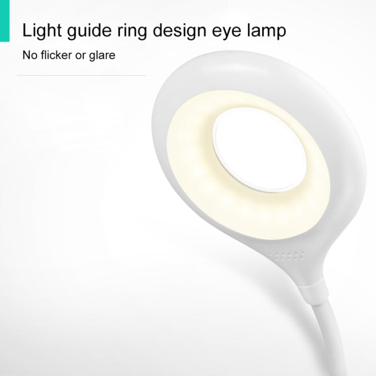 TGX-772 3-grade Brightness Touch Dimmer LED Desk Lamp, 28 LEDs Flexible Goose Neck Hollow Ring Design Eye Protection Light with Pen Holder / Small Night Light Function - Desk Lamps by PMC Jewellery | Online Shopping South Africa | PMC Jewellery | Buy Now Pay Later Mobicred