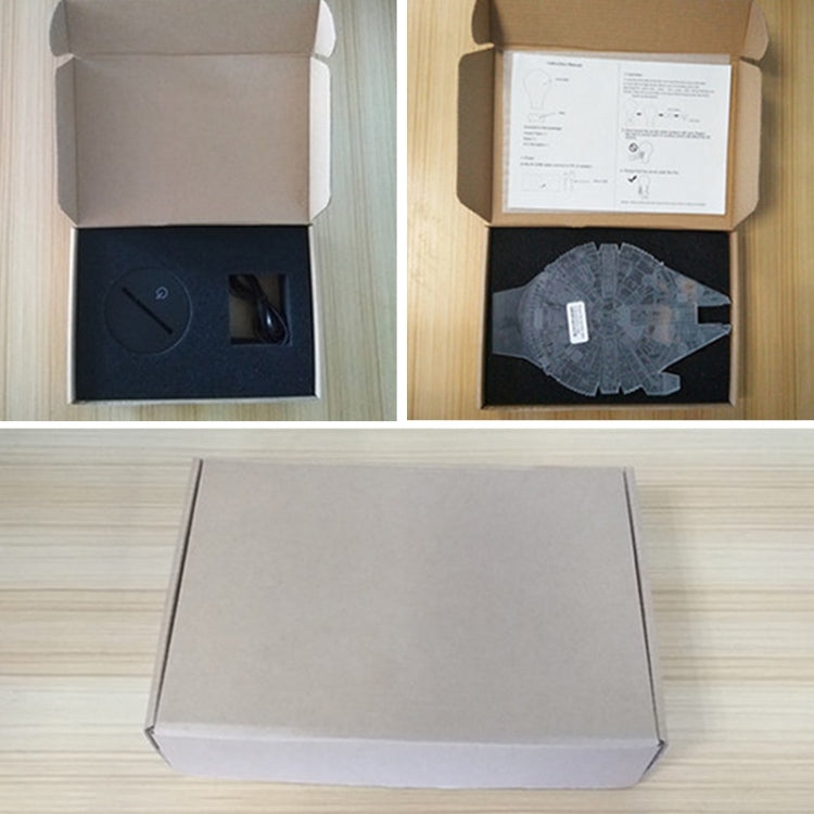 Three Birds Shape 3D Colorful LED Vision Light Table Lamp, Charging Touch Version - Novelty Lighting by PMC TechLife | Online Shopping South Africa | PMC TechLife | Buy Now Pay Later Mobicred