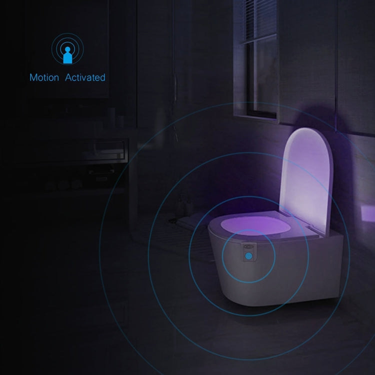 16-colors PIR Motion Sensor + Light Sensor UV Sterilization Aromatherapy LED Light, Home Toilet Bathroom Seat Night Light, DC 5V - Sensor LED Lights by PMC TechLife | Online Shopping South Africa | PMC TechLife | Buy Now Pay Later Mobicred