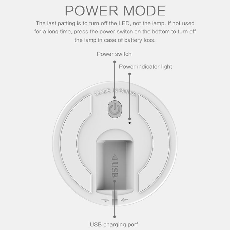 Smiling Rabbit Creative Touch 3D LED Decorative Night Light, USB Charging Version (Pink) - Night Lights by PMc TechLife | Online Shopping South Africa | PMc TechLife | Buy Now Pay Later Mobicred