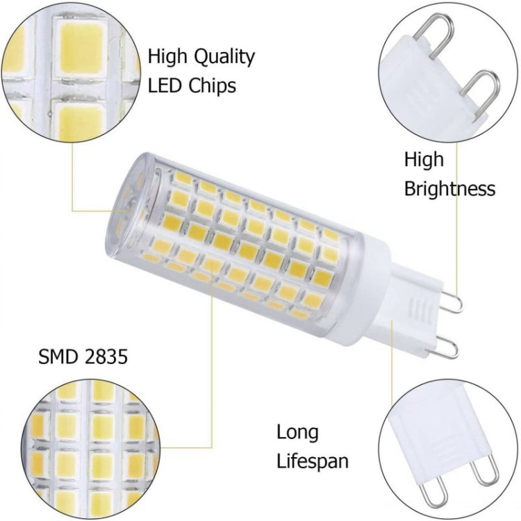 G9 102 LEDs SMD 2835 6000-6500K LED Corn Light, AC 110V (White Light) - LED Blubs & Tubes by PMc TechLife | Online Shopping South Africa | PMc TechLife | Buy Now Pay Later Mobicred