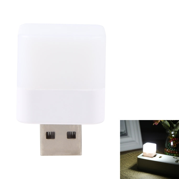 Cube LED USB Mini Night Light (White Light) - USB Light by PMC Jewellery | Online Shopping South Africa | PMC Jewellery