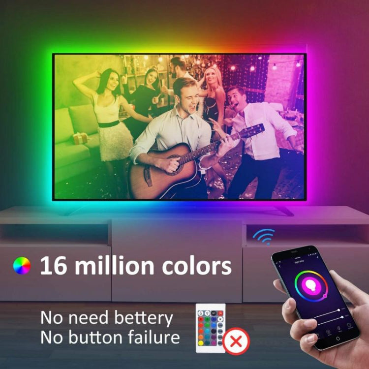 Smart Bluetooth APP Control Bare Board 2835 SMD RGB LED Rope Light, 60 LED/m, Length: 5m, 12V 2A 100-240V(AU Plug) - Bare Board Light by PMC TechLife | Online Shopping South Africa | PMC TechLife | Buy Now Pay Later Mobicred