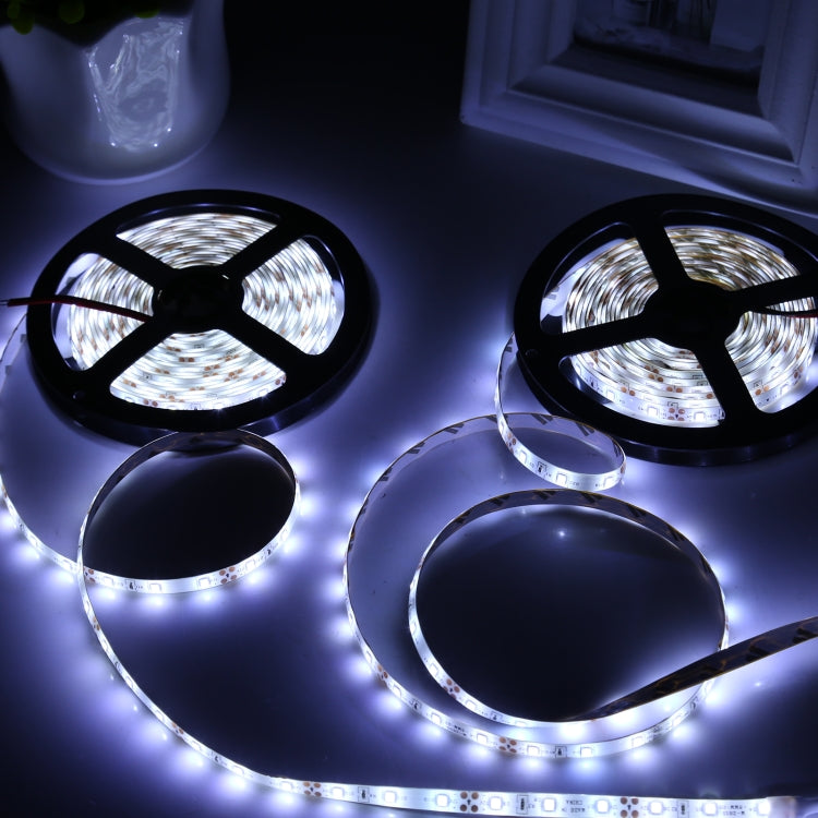 2pcs Bare Board 2835 SMD Dimmable White Light / Warm Light LED Rope Light, 60 LED/m, Length: 5m, 12V 2A 100-240V(EU Plug) - Bare Board Light by PMC TechLife | Online Shopping South Africa | PMC TechLife | Buy Now Pay Later Mobicred