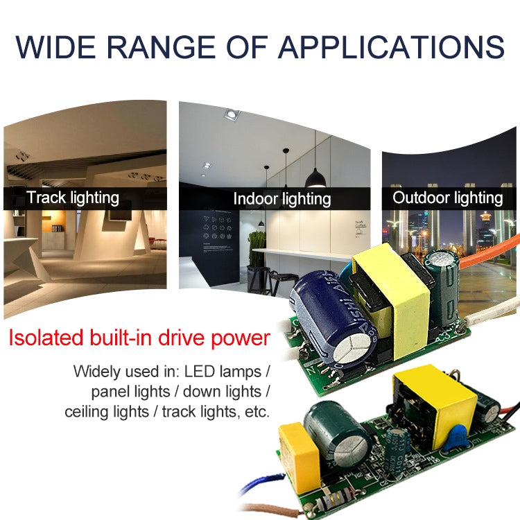 4-7W LED Driver Adapter Isolated Power Supply AC 85-265V to DC 12-26V - LED Drivers by PMC TechLife | Online Shopping South Africa | PMC TechLife