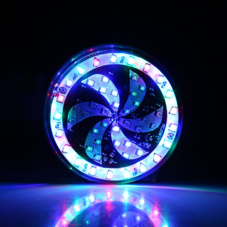 65 LEDs SMD 2835 Motorcycle Modified Windmill Angel Eyes RGB Light Fire Wheel Light Styling Flash Atmosphere Lamp, Diameter: 8.3cm, DC 12V - Ornamental Parts by PMC Jewellery | Online Shopping South Africa | PMC Jewellery