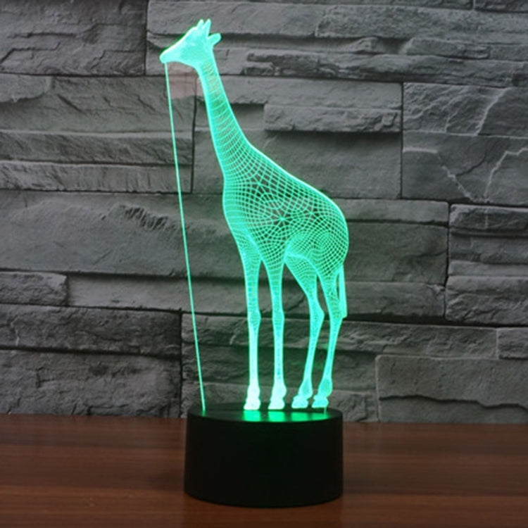 Giraffe Style 3D Touch Switch Control LED Light , 7 Color Discoloration Creative Visual Stereo Lamp Desk Lamp Night Light - Novelty Lighting by PMC TechLife | Online Shopping South Africa | PMC TechLife | Buy Now Pay Later Mobicred